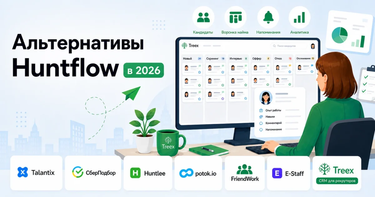 Альтернативы Huntflow в 2026: сравнение 7 российских ATS