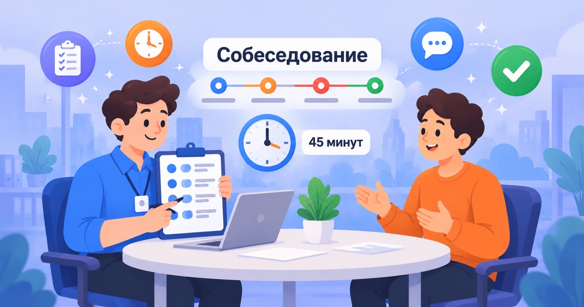 Как проводить собеседование: руководитель заполняет карточку оценки во время встречи с кандидатом